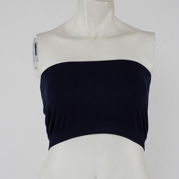 Super Soft Strapless Bra Bandeau Tube Top - Picture 2 of 3